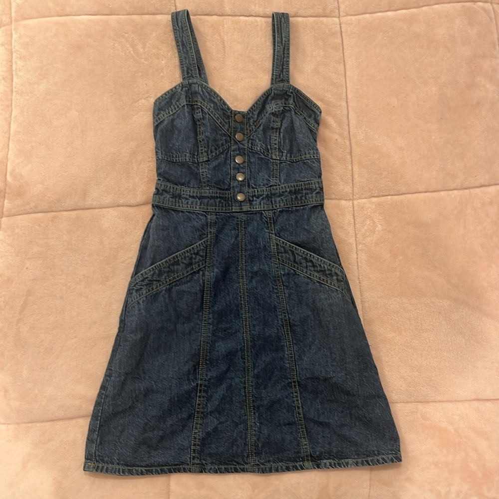 Japna Womens Mini Denim Dress